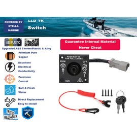 176408 0176408 Single Engine Ignition Starter Cut Off Switch for Evinrude Johnson OMC BRP Outbound 1996 and Newer