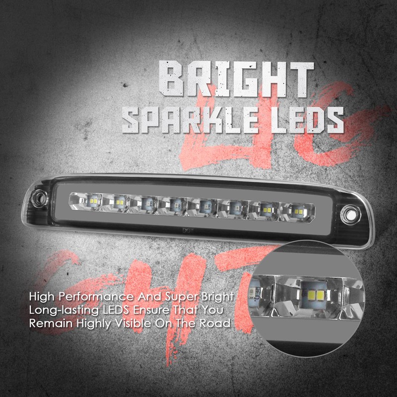 Banpo High Mount 3rd Stop Light Compatible with 1997-2010 Dodge