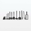 Muji 44594933 Ladle, Black, Length 11.4 inches (29 cm), Nylon