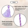 UIALECG Graduation Honor Cords, 68" Long (Light Purple with White)