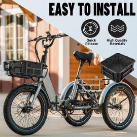 RAYMACE Bike Basket Liner & Cargo Net, Reusable Thickened Lining Bicycle Basket Accessory Fits Most Bikes and E-Bike Baskets