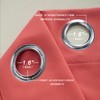 TOAVA DECO Coral Valance Curtains for Bedroom Thermal Insulated Coral