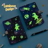 Space Diary Set - Luminous Notebook Gift for Boys Children
