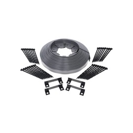 EasyFlex Heavy Duty No-Dig Landscape Edging - 50' Kit, Gray