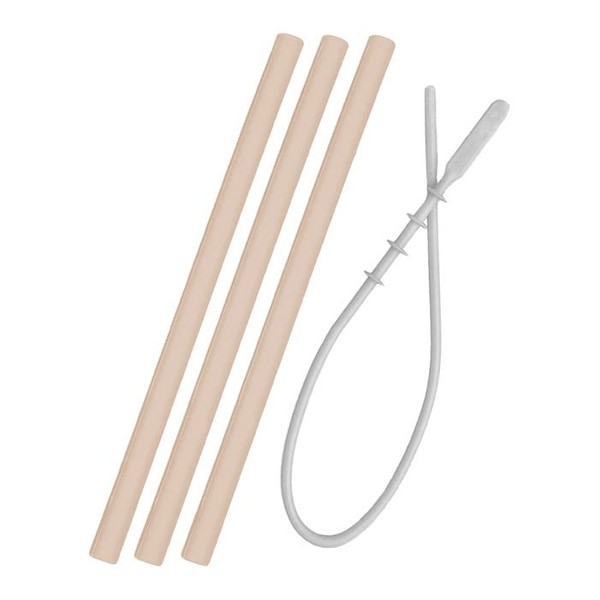 MinikOiOi 101110021 3 Straws with Beige Brush