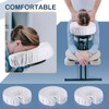 Blisfulhoks 12Pcs Face Cradle Covers for Massage Table Reusable Massage