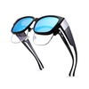 Pro Acme Polarised Men's Sunglasses, Oversized Space Over Glasses Shades