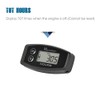Jayron Digital Wireless Hour Meter,Vibration Activation,Maintenance Reminder,Resettable Job Timer,User Lock
