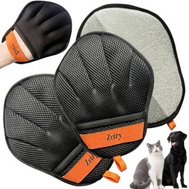 2pc Pet Hair Removal Glove for Dogs Cats, Upgraded Electrostatic Brush