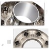 2 Front 8 Lug Chrome Wheel Center Hub Cap Compatible