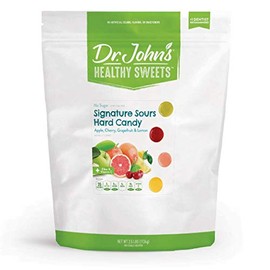 Dr. John’s Sugar Free Candy, Healthy Hard Candy with Zero Sugar, Low Calorie Snacks, Keto Friendly, Vegan, Gluten Free, Signature Sour Flavors, 252 Count, 2.5
