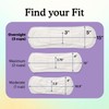 Because Overnight Incontinence Pads for Women – Moderate-to-Heavy Absorbency for