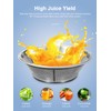 QCen Juicer Machine, 800W Centrifugal Juicer Extractor with Wide Mouth