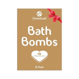 ORIENTLEAF Bath Bom Gift Set, Plant Scent, 12 Ounce (Pack of 6)