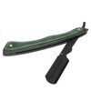 Foldable Beard Blade Holder Stainless Steel Composite Wood Beard Knife