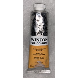 Winsor & Newton Winton Winton Oil Color 37 ml Tube - Cadmium Yellow Medium, Winsor & Newton