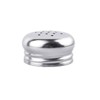 Tablecraft 2 oz. Square Salt & Pepper Shakers, Stainless Steel