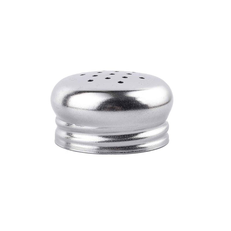 Tablecraft 2 oz. Square Salt & Pepper Shakers, Stainless Steel