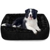 Muecleao Dog Bed for Medium Small Dogs, Rectangle Washable Orthopedic