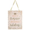 Sass & Belle Hand Me The Prosecco Hanging Plaque
