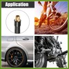 HOPESPANNER 50cm Threaded Tire Inflator Extension Hose Chuck Adapter Air
