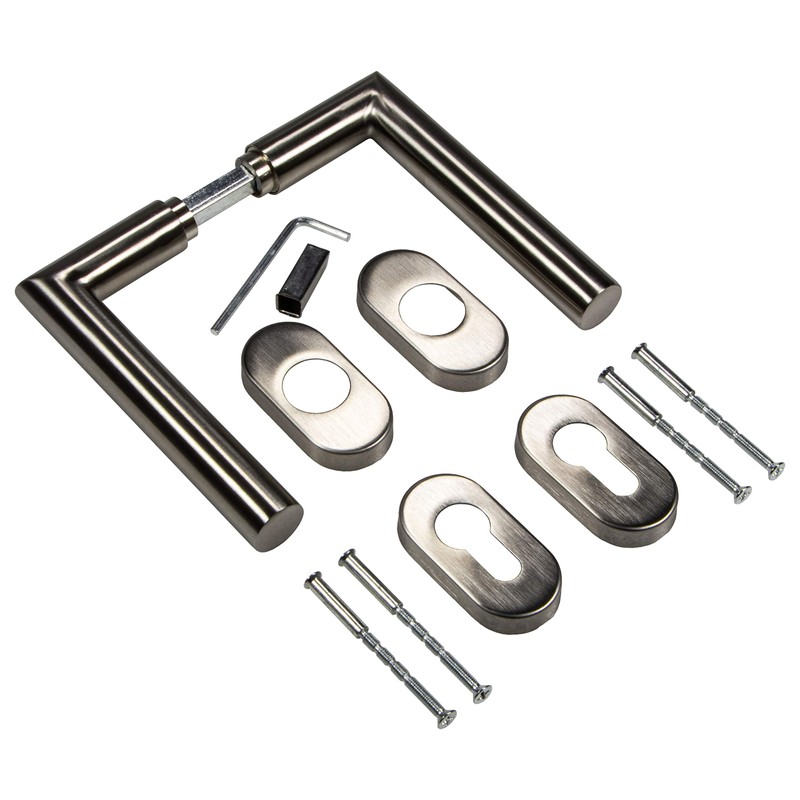 Gedotec Door Handle Room Door Handle Stainless Steel Door Fitting