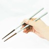 Kawai Kurabi Chopsticks, Dishwasher Safe, 9.1 inches (23 cm), Celadon,