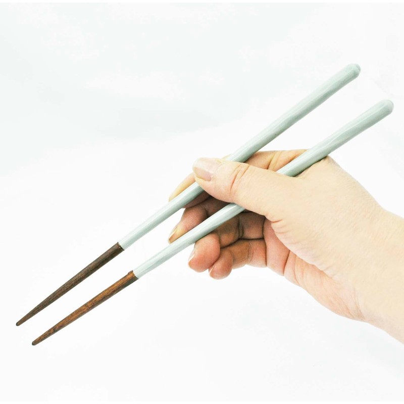 Kawai Kurabi Chopsticks, Dishwasher Safe, 9.1 inches (23 cm), Celadon,