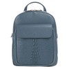 Cluty 021329 Women's Genuine Leather Backpack, Made in Italy, Smartphone