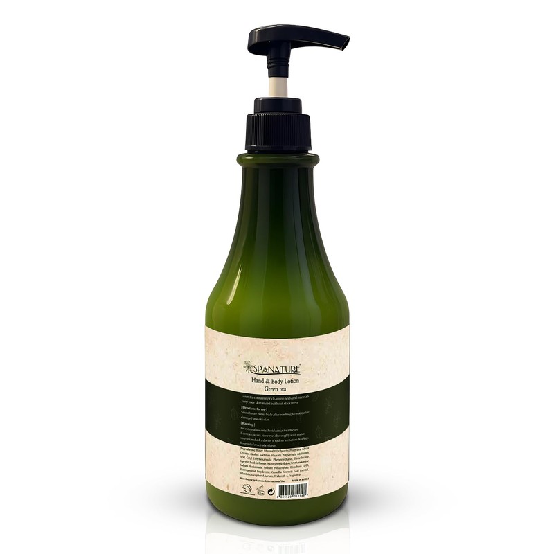Spanature Green Tea Body Lotion For Women - Natural Green