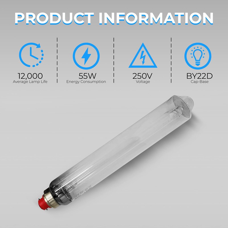 OHLECTRIC T53 Low-Pressure Sodium HID Clear Light Bulb | 1800