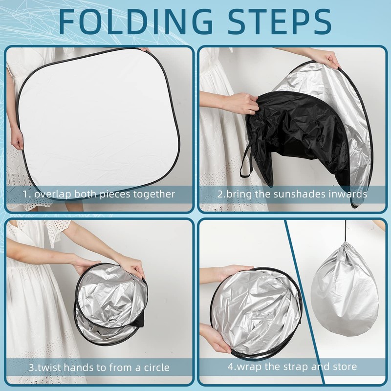 Tallew 7 Pieces Car Window Shade Set Include 4 Side