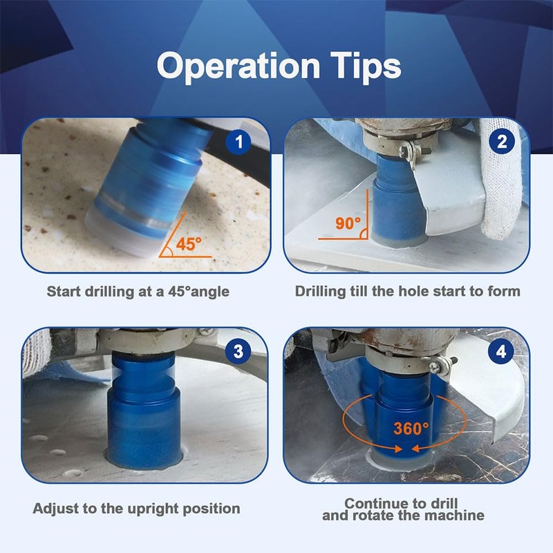 1-1/4 Inch Diamond Core Drill Bit for Porcelain Tile Ceramic