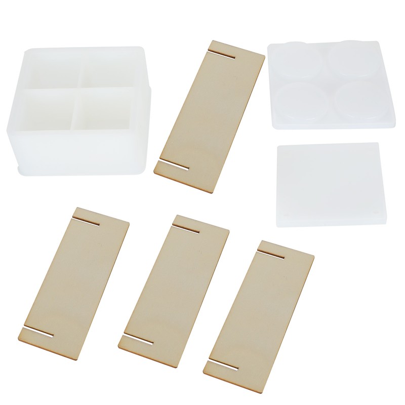 Square Mold DIY Crystal Epoxy Mould Silicone Parts Mirror Surface