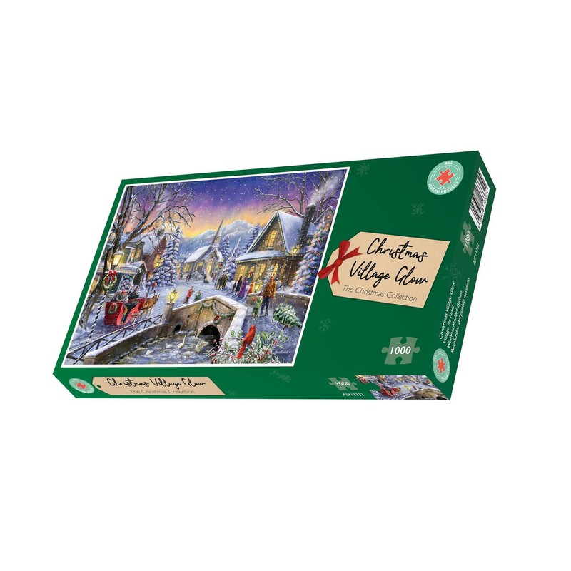 Christmas Village Glow 1000 Piece Jigsaw Puzzle