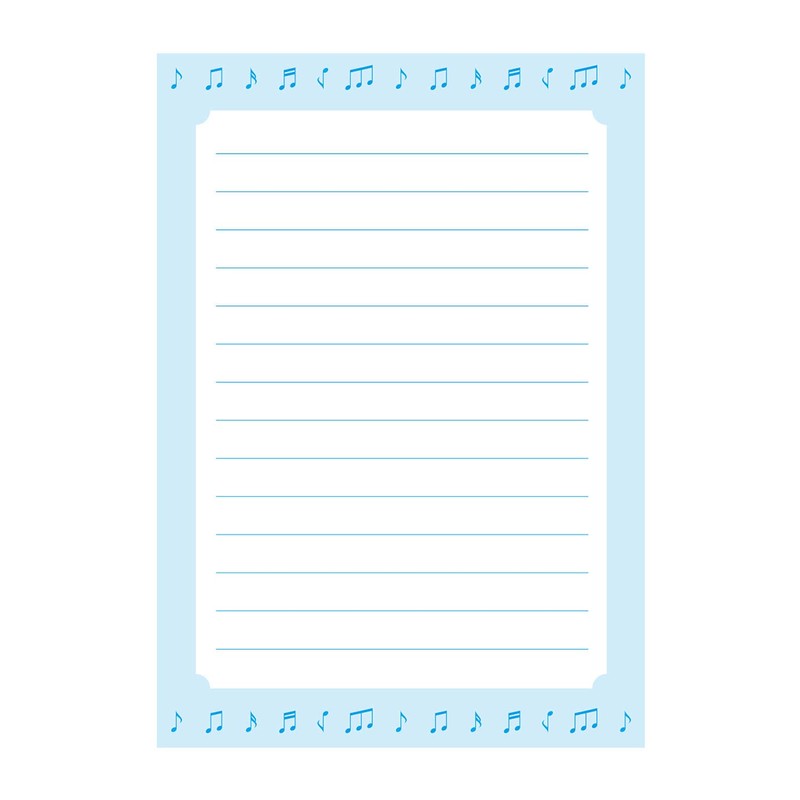 Prima Music Original Lesson Notebook, Black & Blue PRFG-339