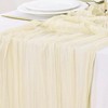 Cheesecloth Table Runner for Wedding Birthday Baby Shower Party Decoration