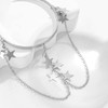 Bethynas Punk Chain Tassel Upper Arm Cuff Cute Butterfly Disc