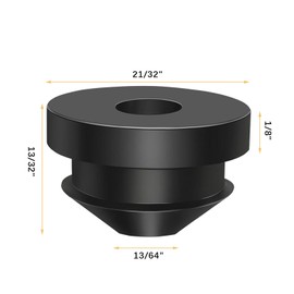 Carkio Cable Railing Kit Rubber Grommets Protector Sleeve Cable Railing Rubber Grommets Silicone Cable Protection Sleeves for 1/8", 5/32" and 3/16" Wire Rope,Pack of 100