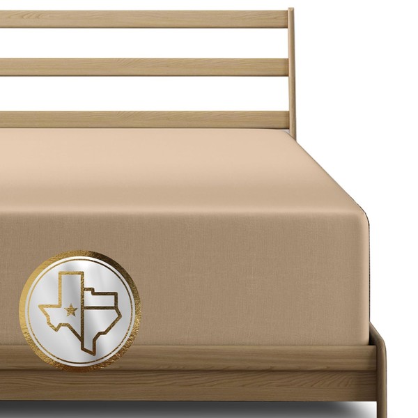 Texas Linen Co. Luxury Egyptian Cotton California King Fitted Sheet