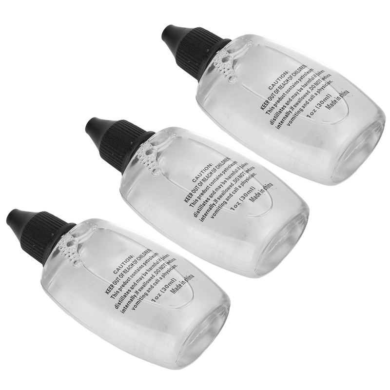 3Pcs Valve Oil Piston Brass Instrument Lubricant Nursing Supplies for