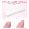 KADS Nail Silk Wrap Self-adhensive Tabs Hairpiece Adhesives White 300cm
