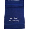 ShirtShop-Saar St. Pauli from Passion; Cities Bath Towel, Dark Blue