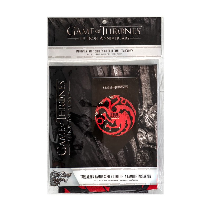 Game of Thrones Targaryen House Sigil Banner Indoor Fabric Wall