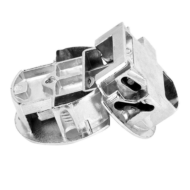 Jadeshay Hinges,2 Pieces Door Hinges Hidden Cabinet Hinges Adjustable 90
