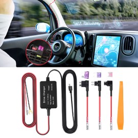 GPS Navigator Hard Wire Kit, Dash Cam Hardwire Kit 5V/2.5A Wear Resistant MINI USB Adapter for Detector