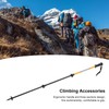 Three Sections Aluminum Alloy Alpenstock Corrosion Resistance Telescopic Trekking PoleGold