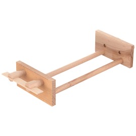 Rayher Hobby Rayher Perlen Webrahmen aus Holz, 25 x 15 cm, zum Weben von Freundschaftsbändern und Armbändern, Perlen weben, 7201600