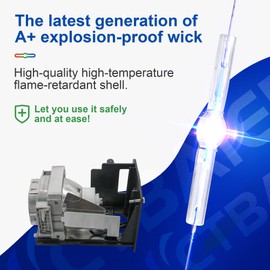 CTBAIER VLT-HC6800LP / 915D116O13 Projector Lamp Bulb with Housing for Mitsubishi HC6800 HC6800U