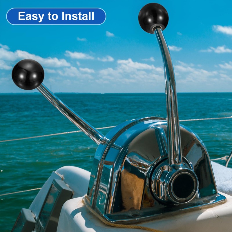 QUARKZMAN Threaded Ball Knobs, M8 Female Thread Duroplast Ball Knob